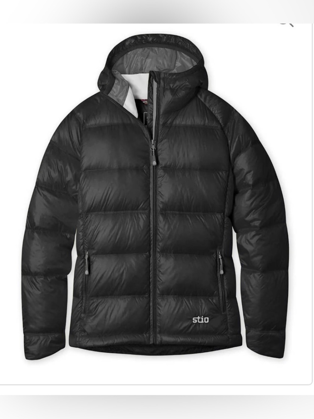 Women's Stio Hometown Down Hooded Jacket Color Abyss Black Small NWOT MSRP $378